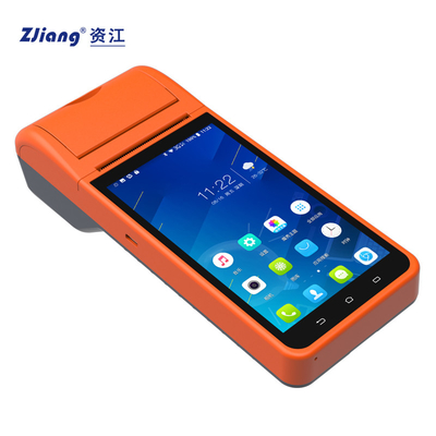 IPS Ekran Android PDA El POS Terminali 58mm Makbuz Yazıcısı