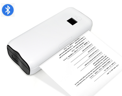 Ofis veya Ev Kullanımı İçin 203DPI Usb Bluetooth Küçük Taşınabilir A4 Kağıt Yazıcı