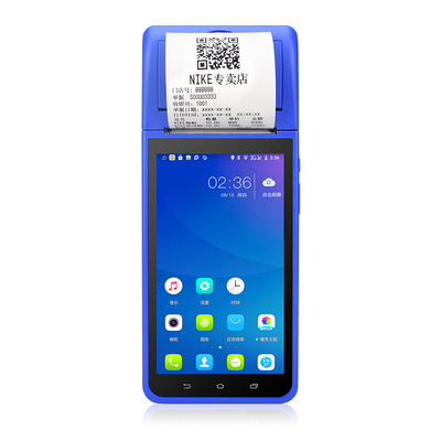 Yazıcı 3G ile Bluetooth Ödeme El POS Makinesi Android Pos Terminali