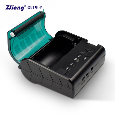 Kablosuz 80mm Portbale Mini Termal Yazıcı Bluetooth POS Makbuz Yazıcısı 203dpi