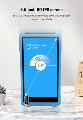 Bluetooth Android El POS Terminali Makinesi