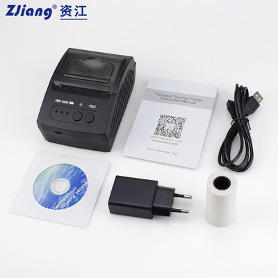 Taksi Bilet Makbuz Baskısı için 58mm Mini POS Taşınabilir Termal Yazıcı Konşimento Yazıcısı