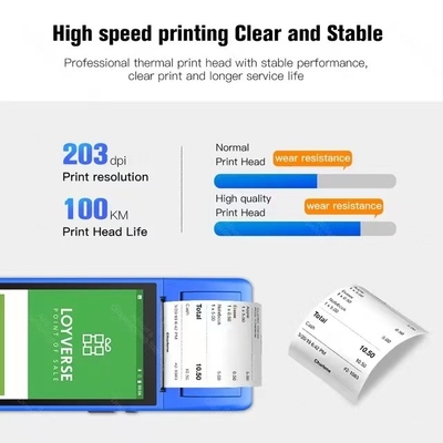 El Terminali Android Dokunmatik Ekran Hepsi Bir Arada Pos Sistemi Satış Noktası Sistemleri