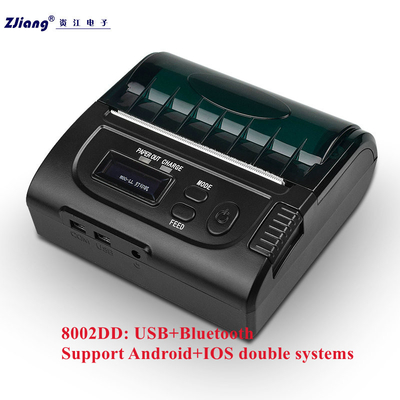 Android için Taşınabilir Bluetooth 3 İnç 80mm Termal Makbuz Yazıcısı Kablosuz
