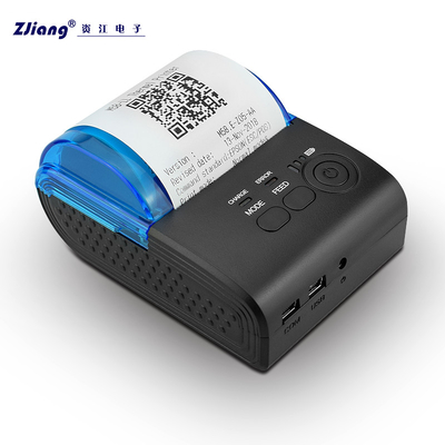 Taşınabilir USB Bluetooth Terminal Yazıcısı 2 İnç Bluetooth Termal Yazıcı 58mm