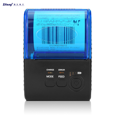 Taşınabilir USB Bluetooth Terminal Yazıcısı 2 İnç Bluetooth Termal Yazıcı 58mm