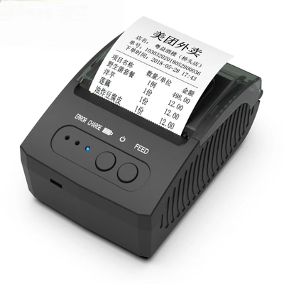 POS Taşınabilir Termal Doğrudan Yazıcı Mini Bluetooth Yazıcı 58mm
