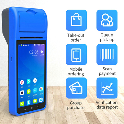 58mm Yazıcı ile Android 8.1 PDA POS Terminali Mobil El Mini